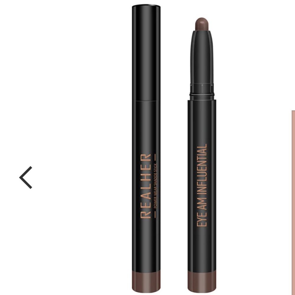 New in box Realher EYE AM INFLUENTIAL Long Power Wear SHADOW STICK Matte Brown